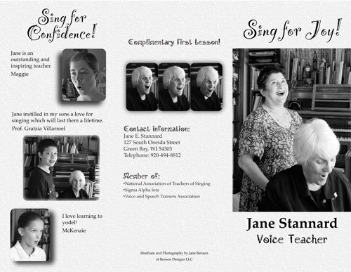 Voice Teacher Brochure